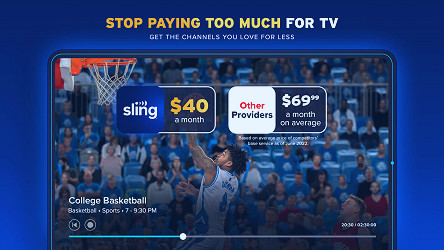 Sling TV: Live Sports, News, Shows + Freestream:Amazon.com:Appstore for  Android